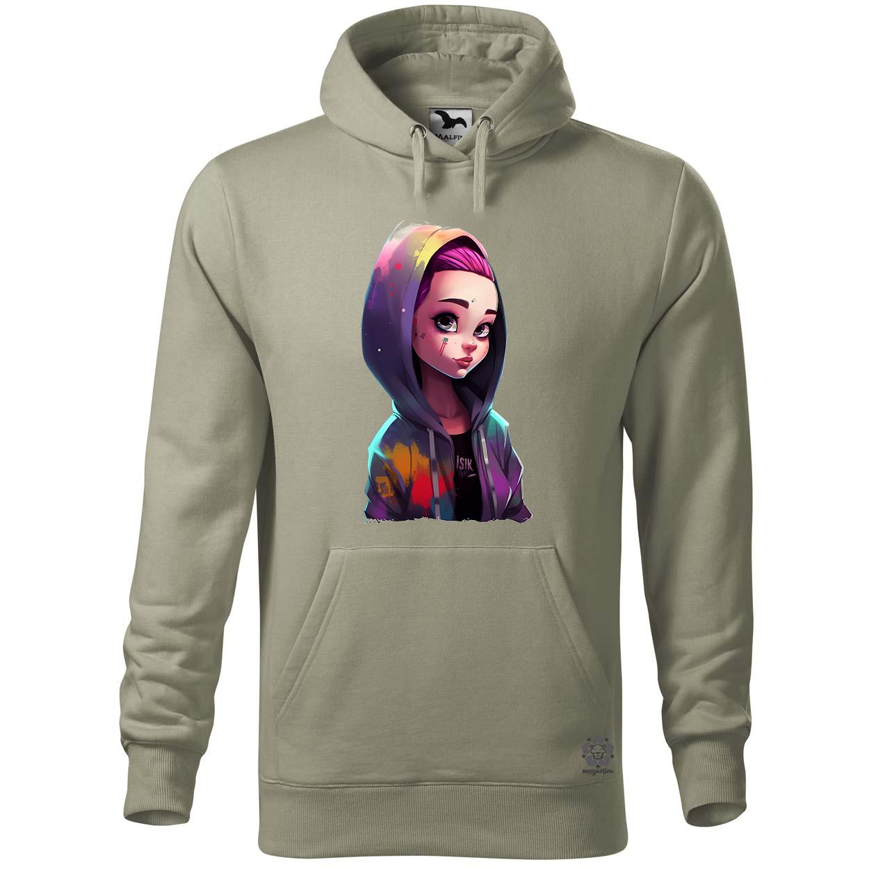 Kapucnis lány v2 egyedi  pulóver 