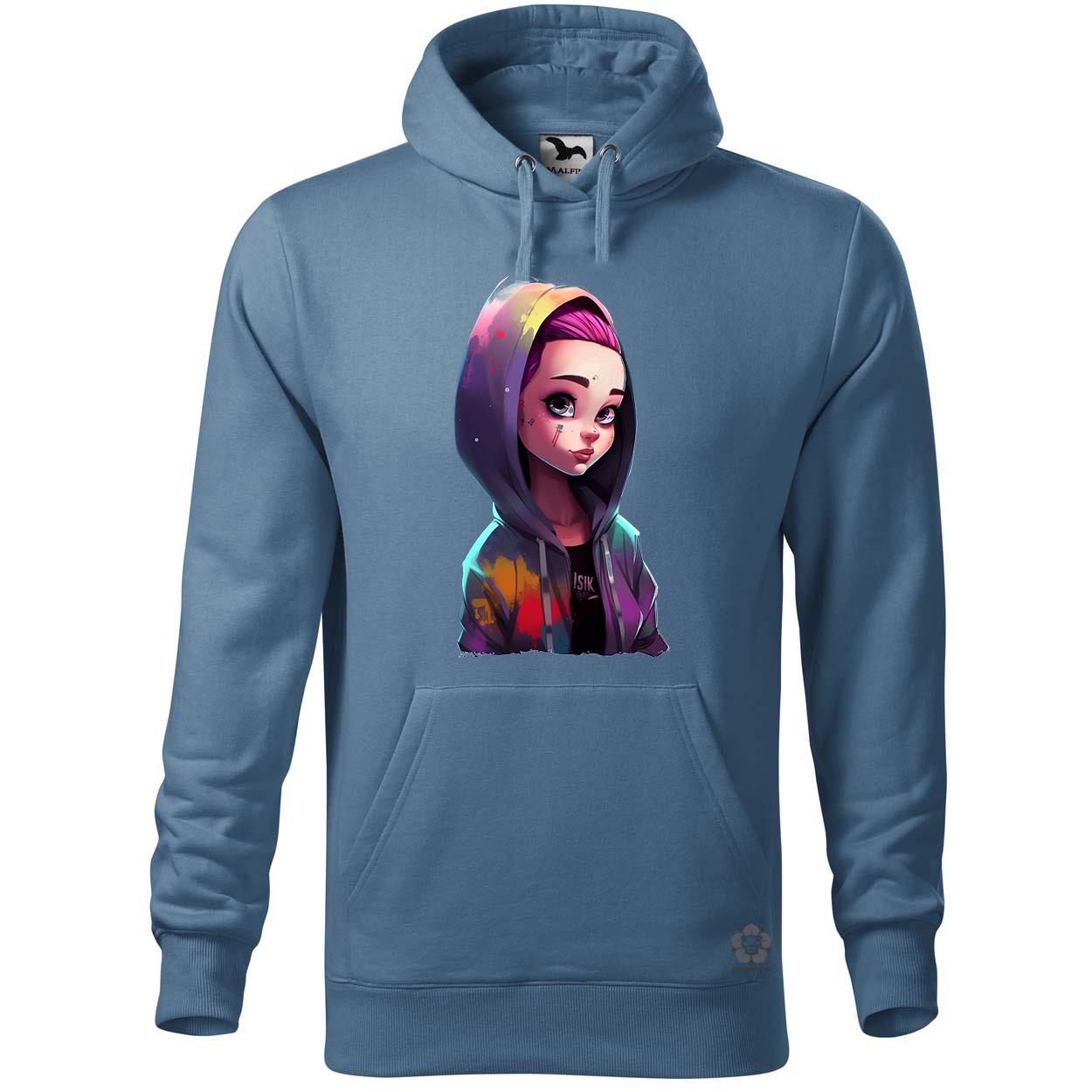 Kapucnis lány v2 egyedi  pulóver 