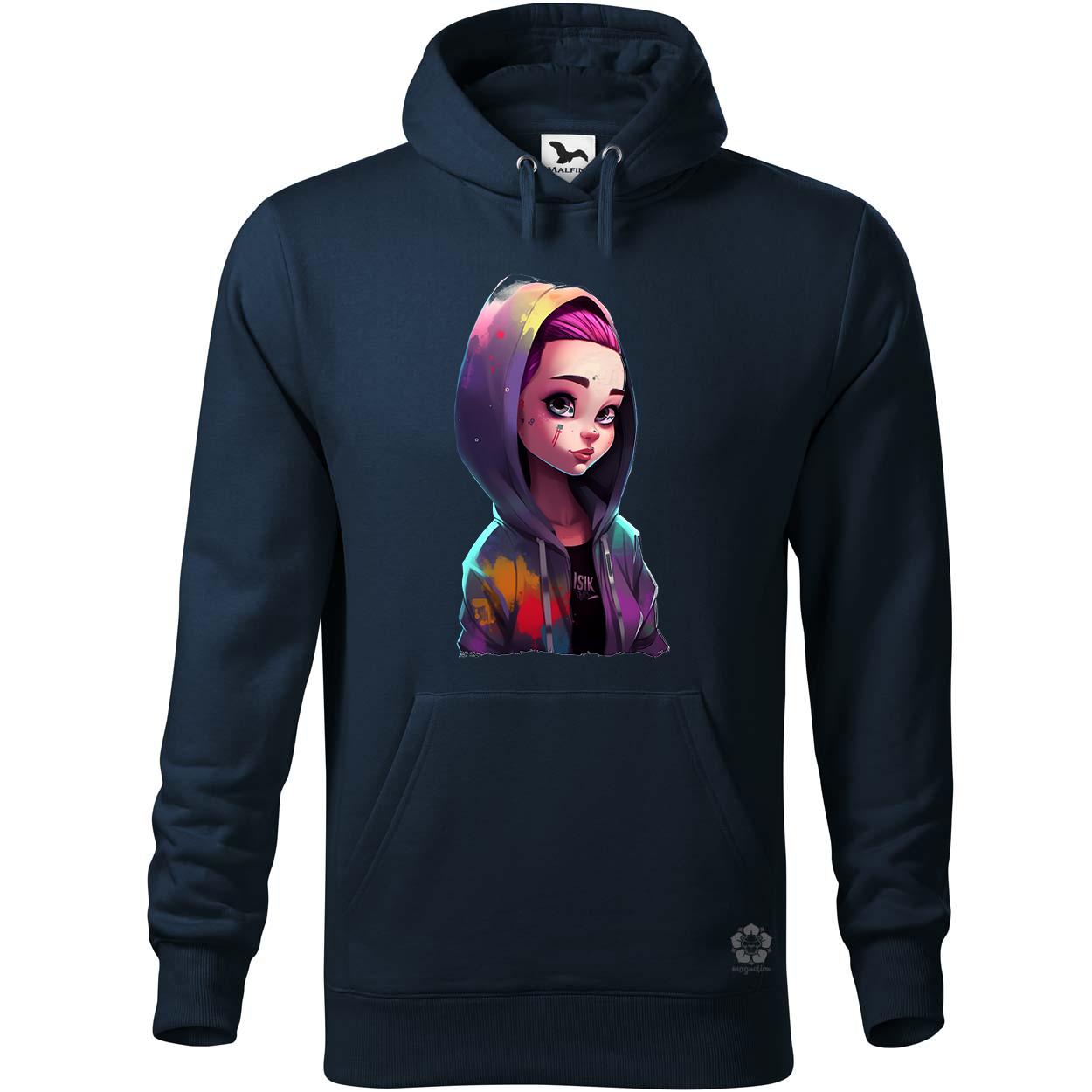 Kapucnis lány v2 egyedi  pulóver 