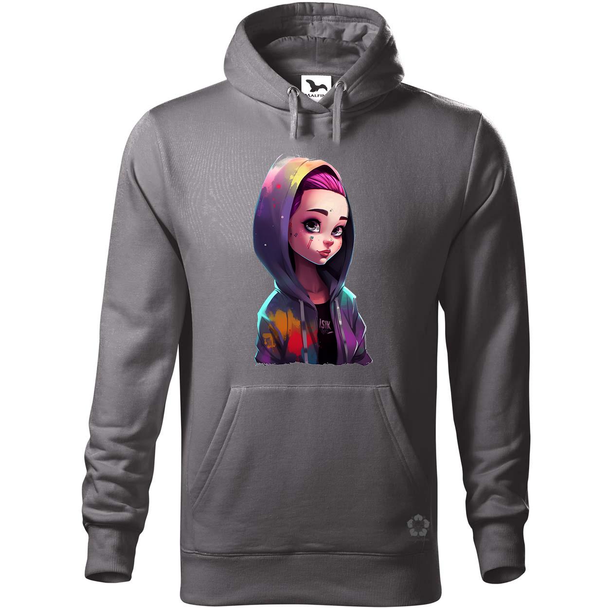 Kapucnis lány v2 egyedi  pulóver 
