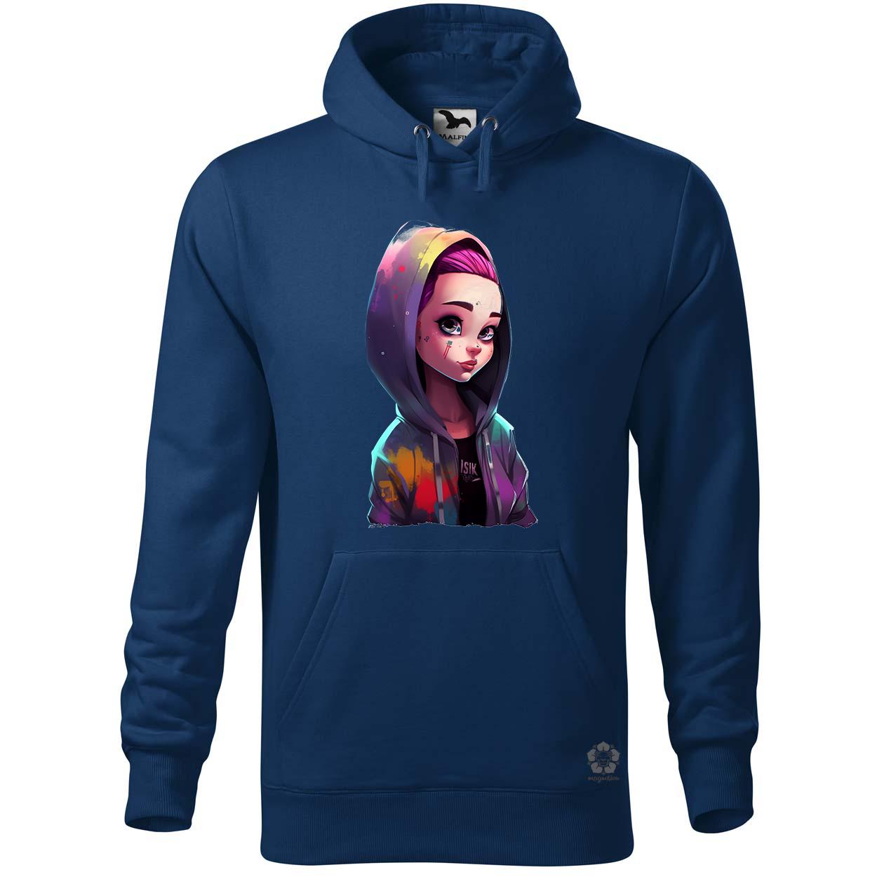 Kapucnis lány v2 egyedi  pulóver 