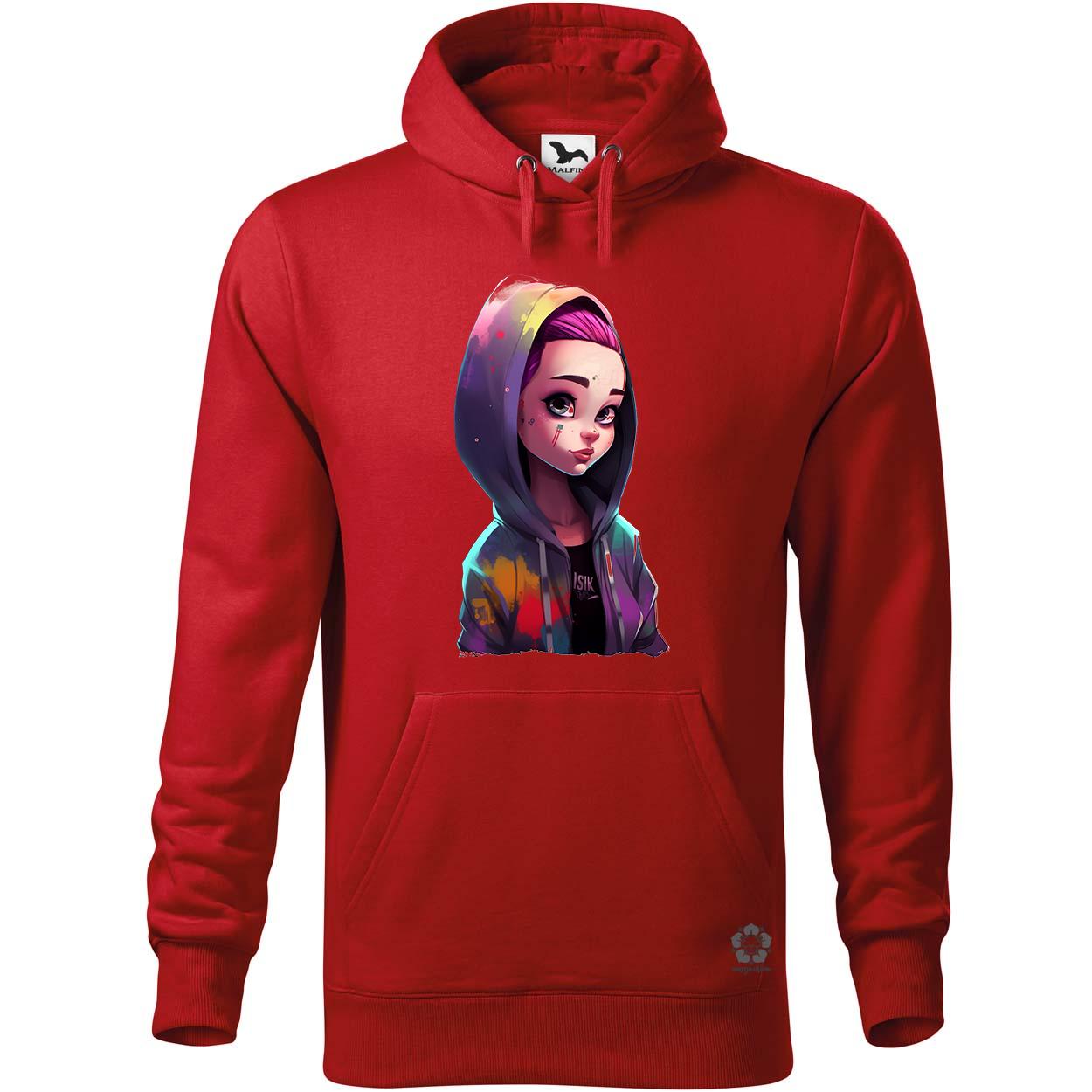 Kapucnis lány v2 egyedi  pulóver 
