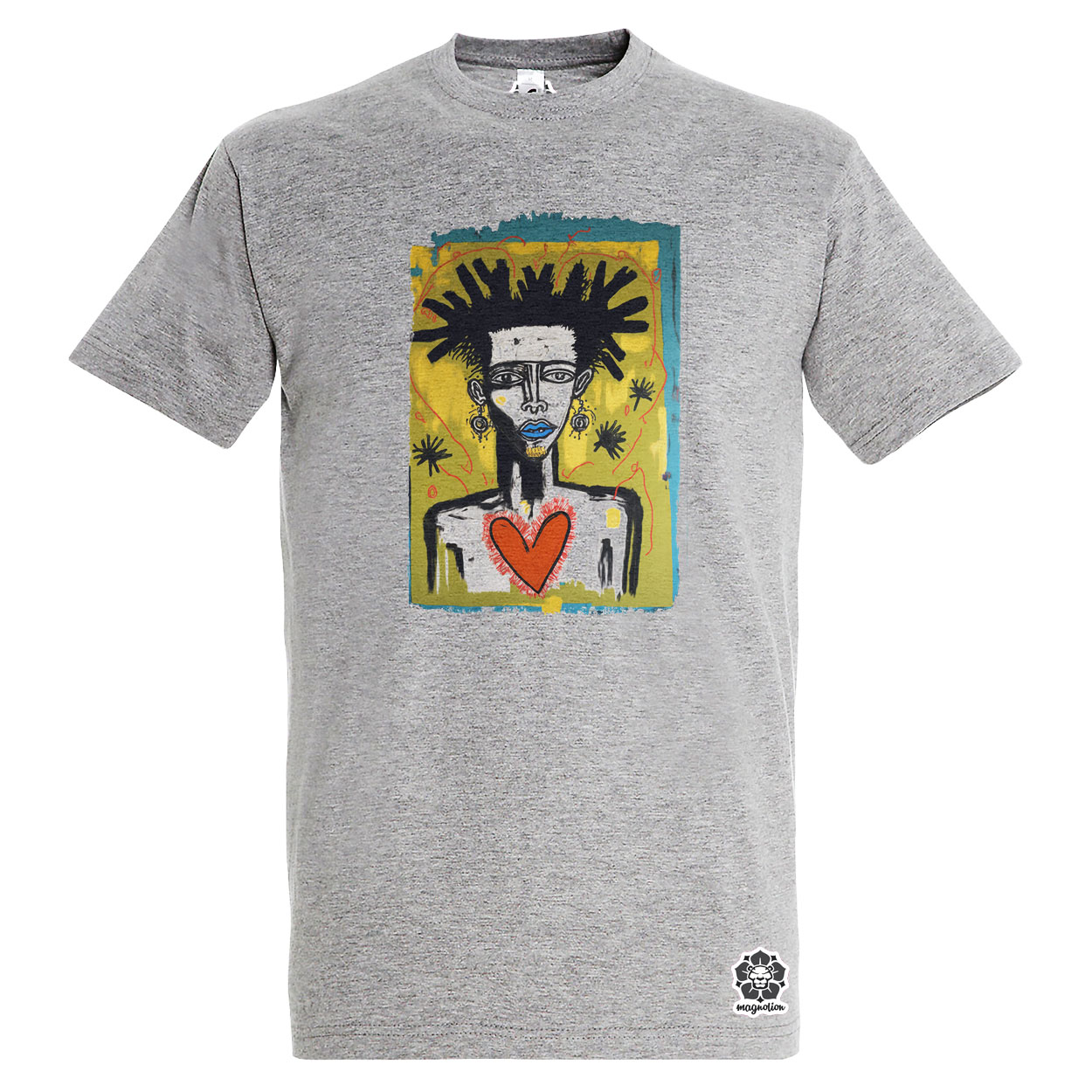 Basquiat digitális művészet v1 egyedi póló 