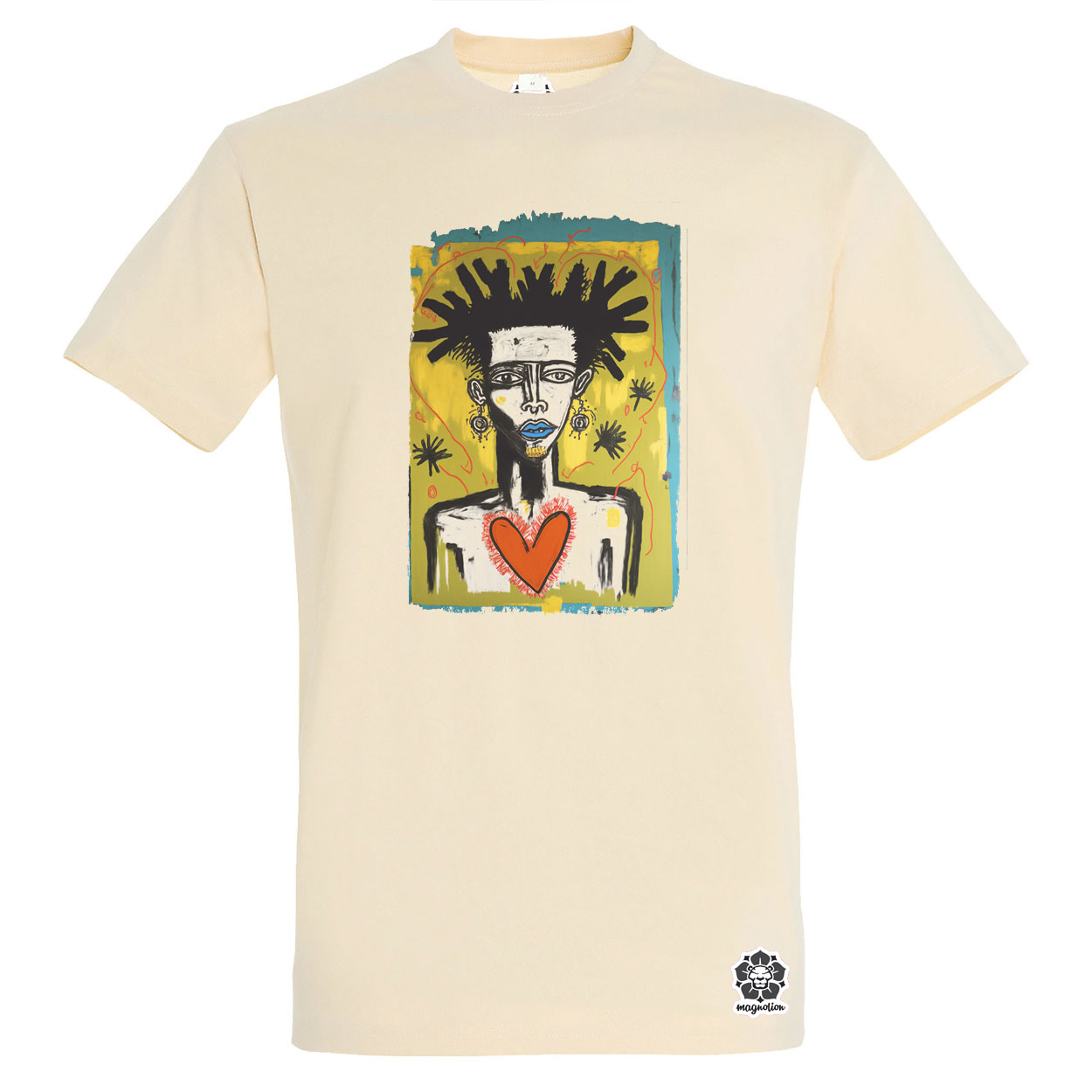 Basquiat digitális művészet v1 egyedi póló 