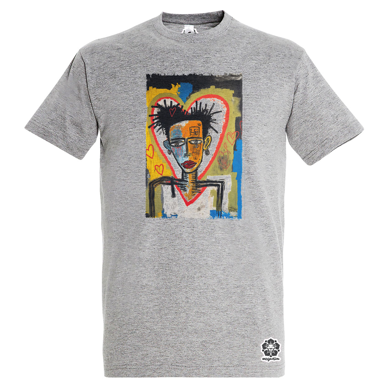 Basquiat digitális művészet v2 egyedi póló 