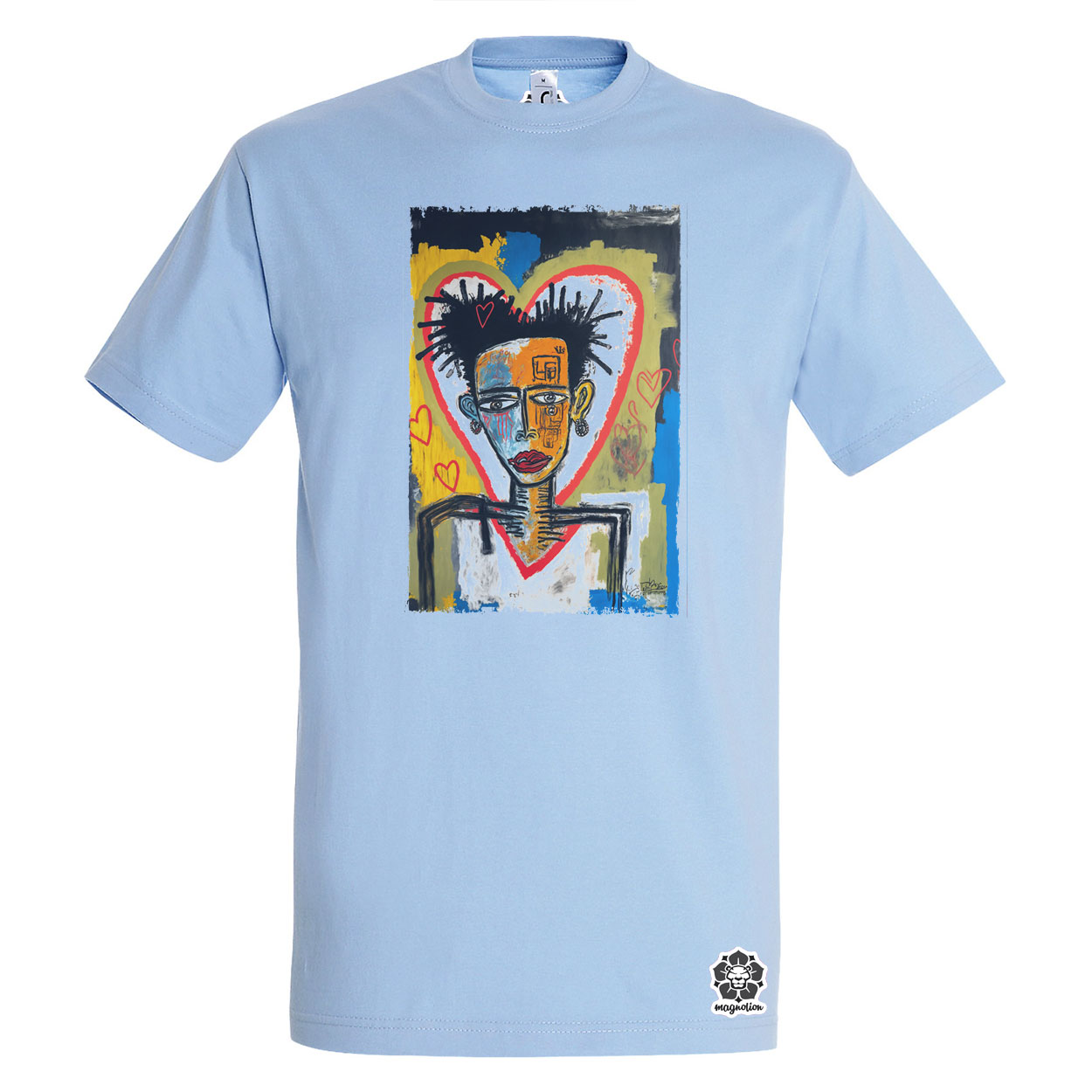Basquiat digitális művészet v2 egyedi póló 