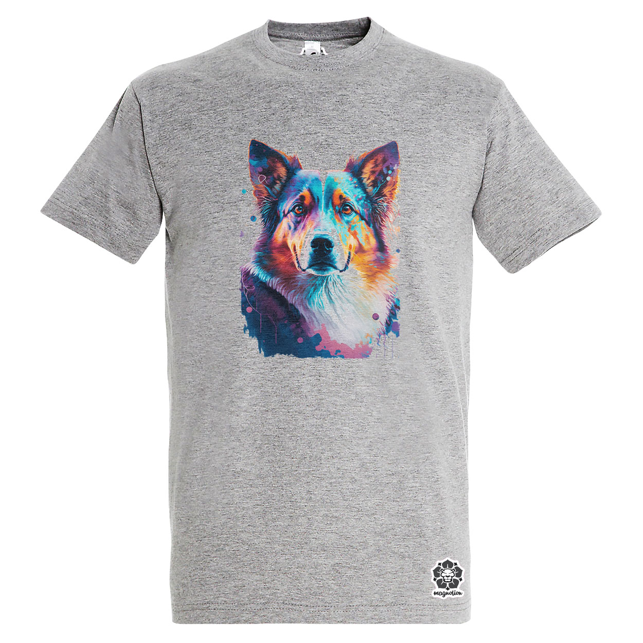 Border collie rajz v1 egyedi póló 