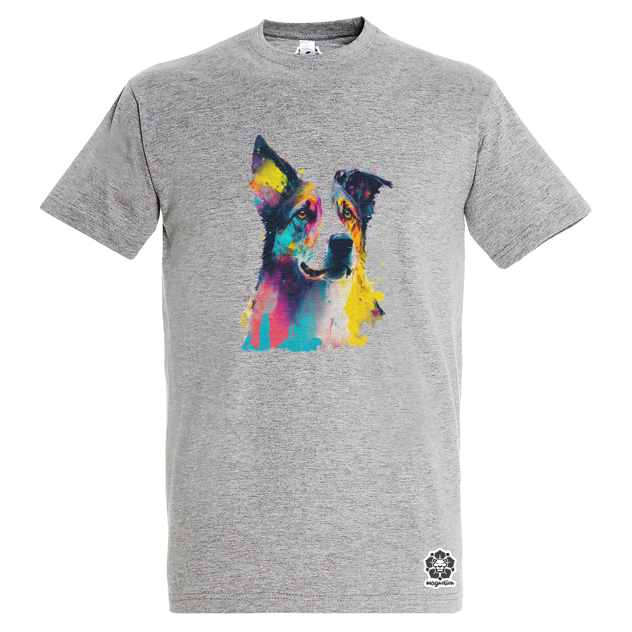 Border collie rajz v2 egyedi póló 