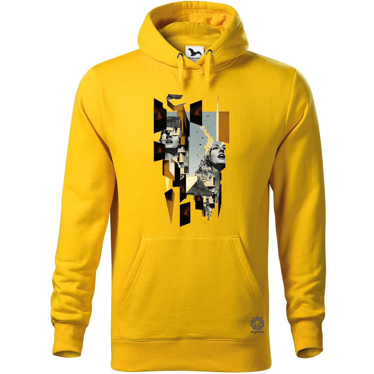 Kollázs szürreál v9 egyedi  pulóver 