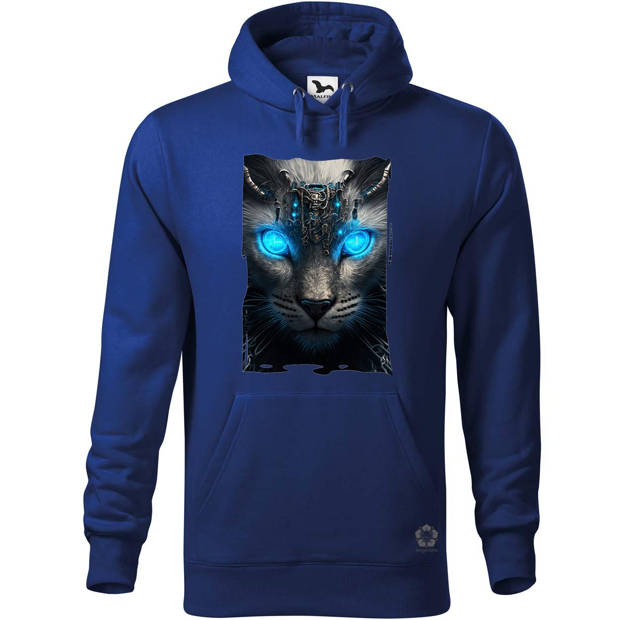 Kiborg leopárd portré v1 egyedi  pulóver 