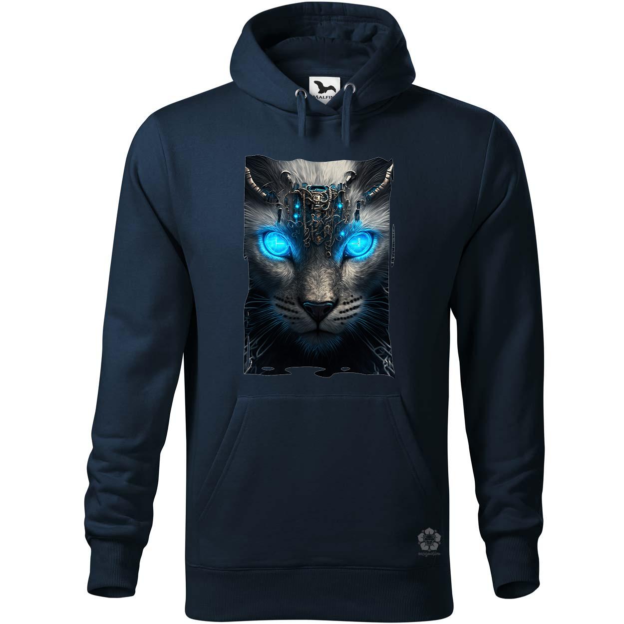 Kiborg leopárd portré v1 egyedi  pulóver 