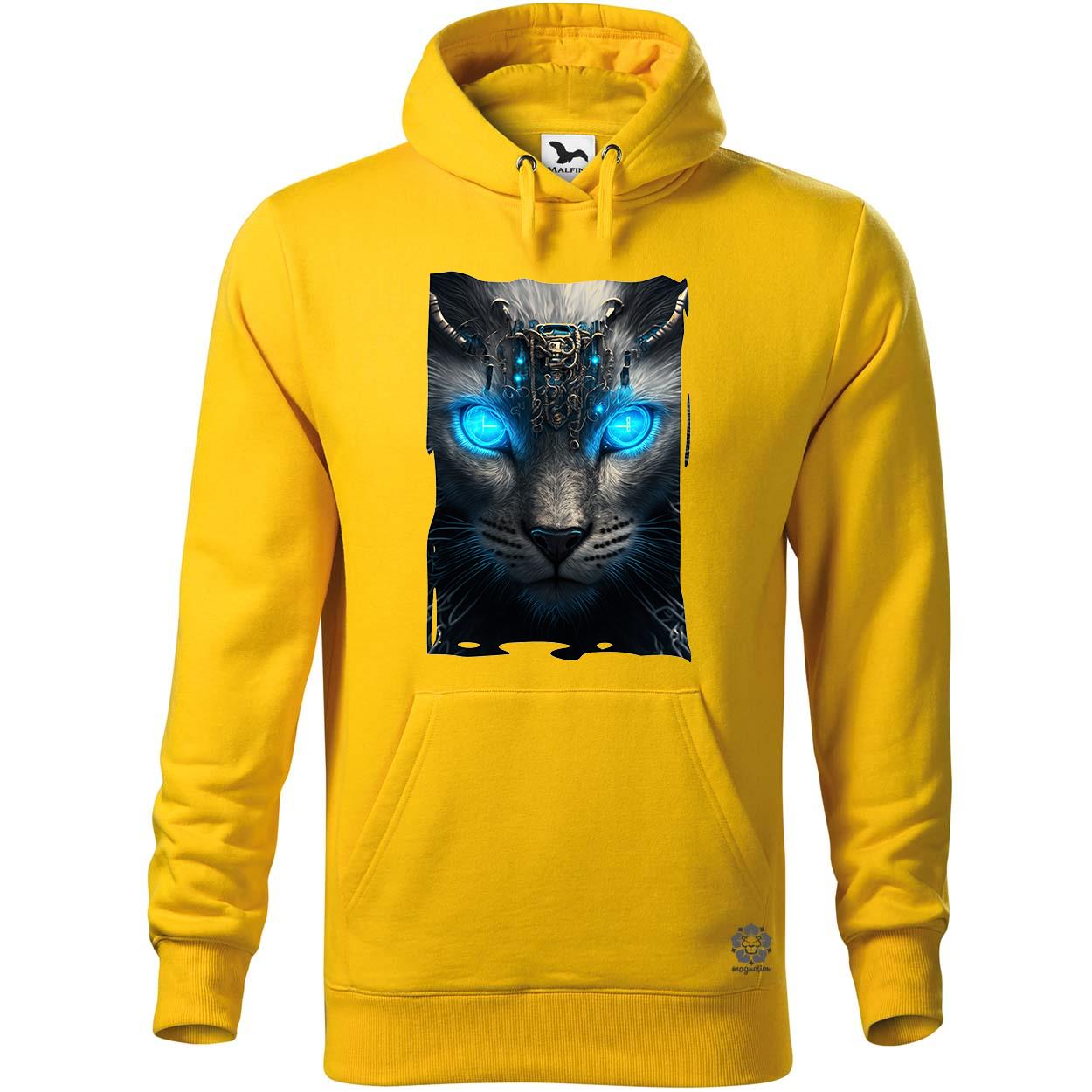 Kiborg leopárd portré v1 egyedi  pulóver 