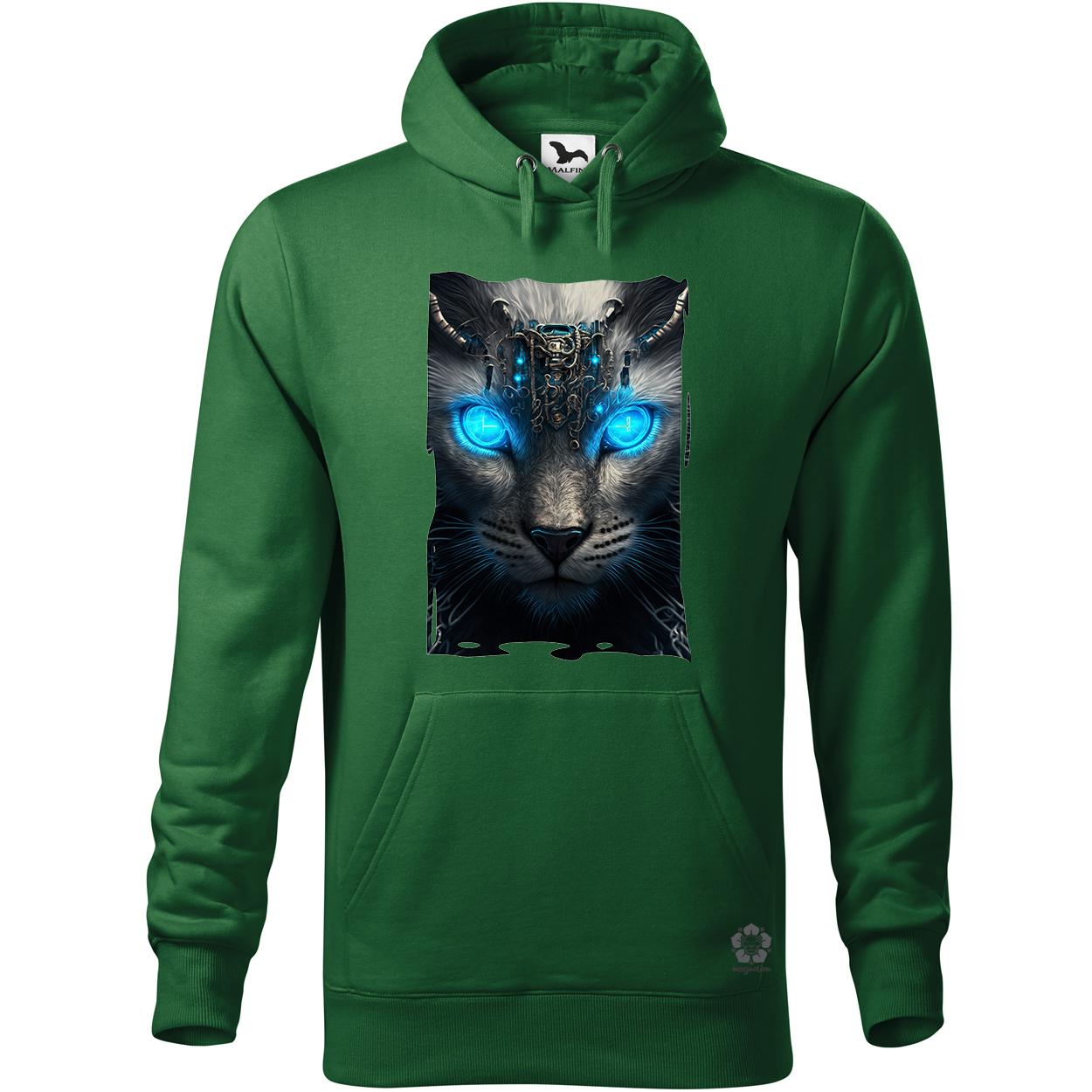 Kiborg leopárd portré v1 egyedi  pulóver 