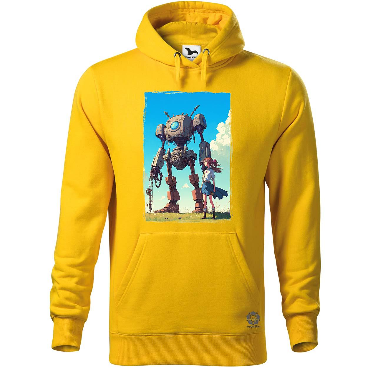 Lány és ócska robotja v2 egyedi  pulóver 