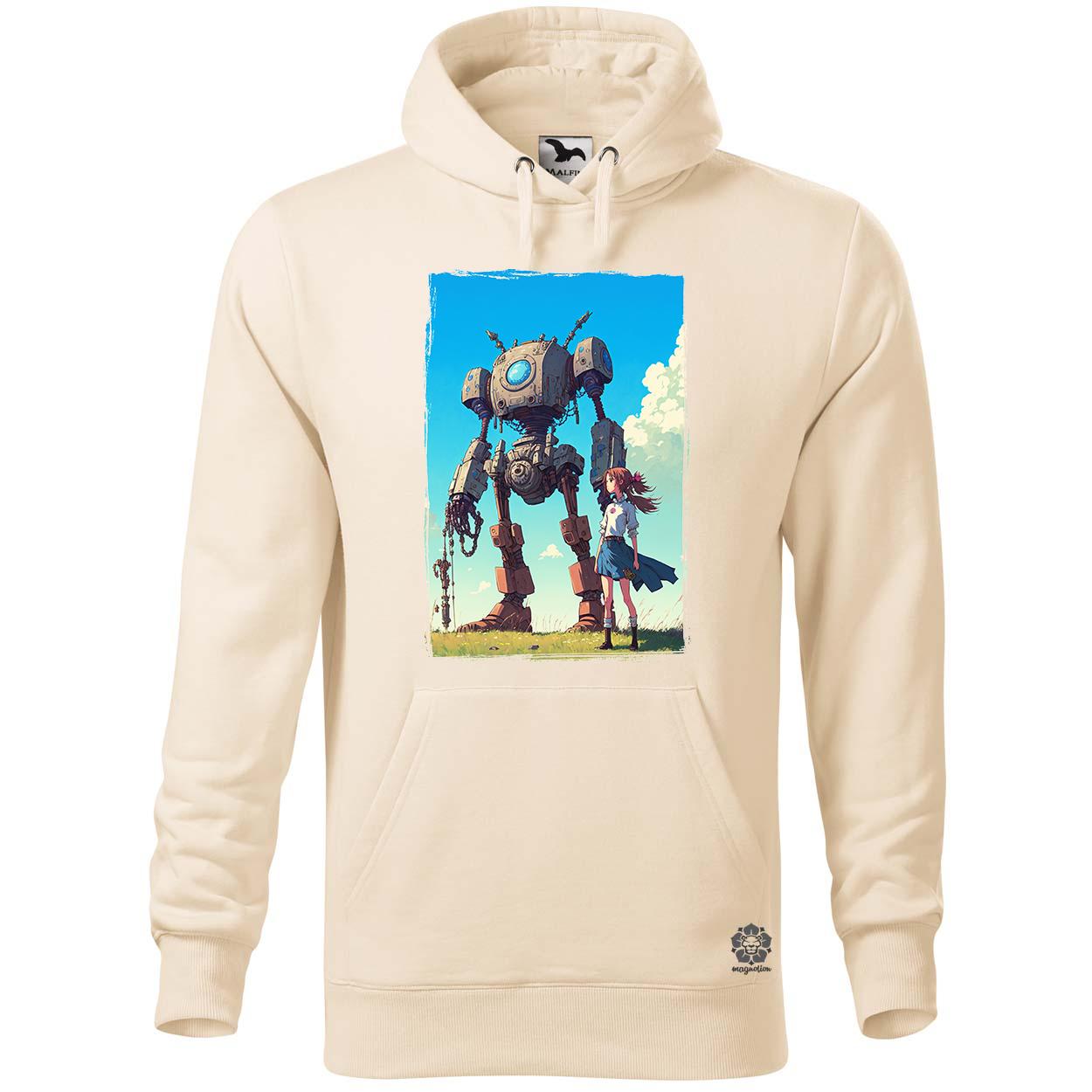 Lány és ócska robotja v2 egyedi  pulóver 