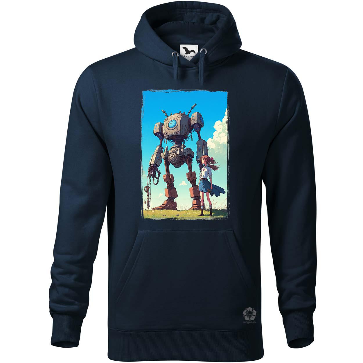 Lány és ócska robotja v2 egyedi  pulóver 