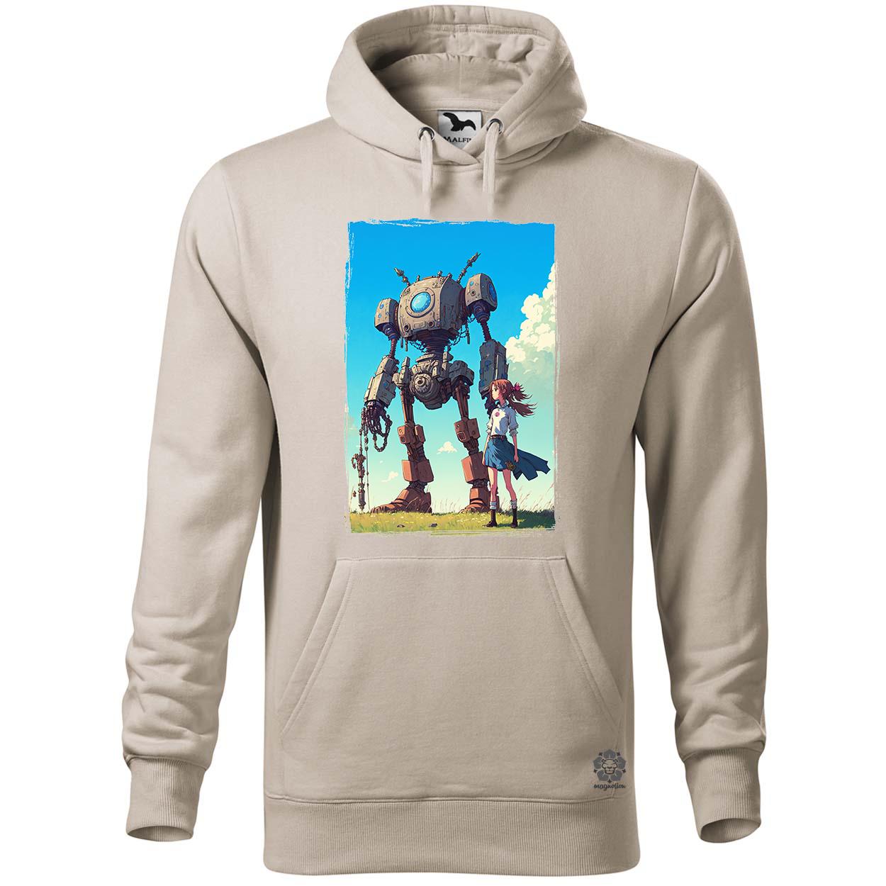 Lány és ócska robotja v2 egyedi  pulóver 