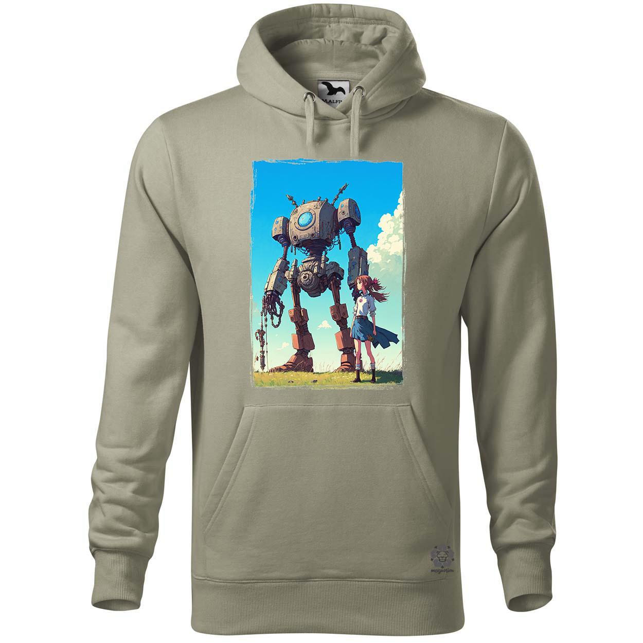 Lány és ócska robotja v2 egyedi  pulóver 
