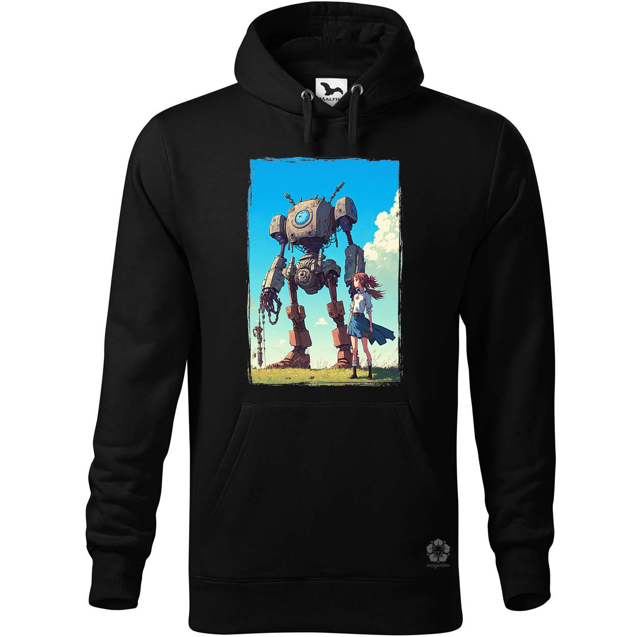 Lány és ócska robotja v2 egyedi  pulóver 