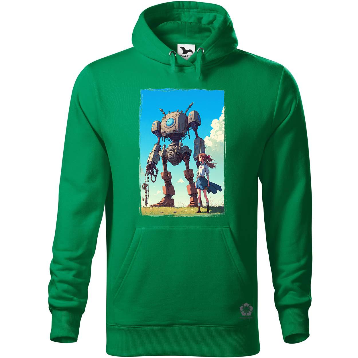 Lány és ócska robotja v2 egyedi  pulóver 