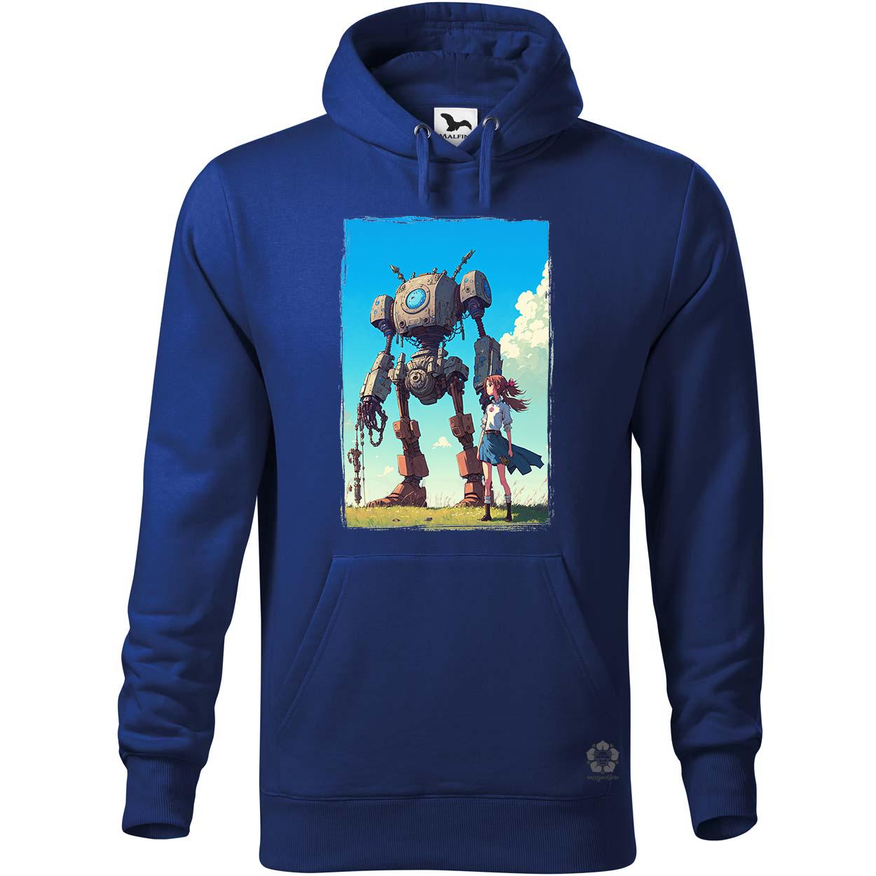 Lány és ócska robotja v2 egyedi  pulóver 
