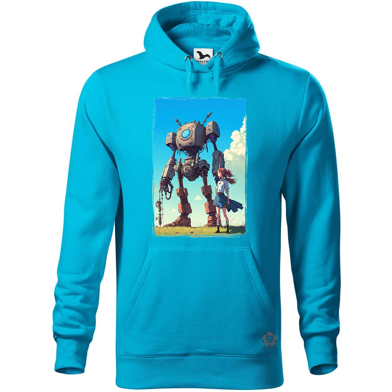 Lány és ócska robotja v2 egyedi  pulóver 
