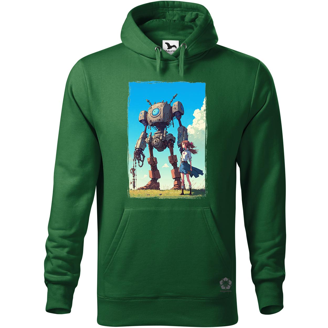 Lány és ócska robotja v2 egyedi  pulóver 