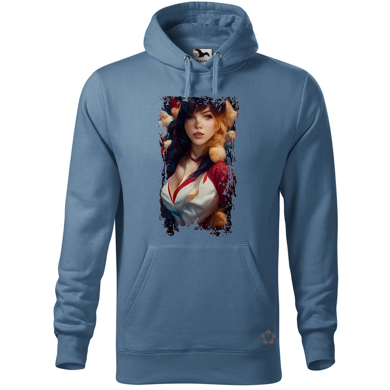 Lol ahri és Scarlett Johansson fanart egyedi  pulóver 