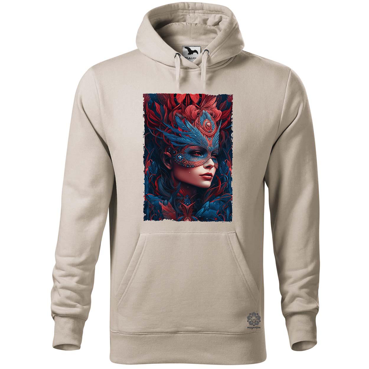 Nő és maszk v3 egyedi  pulóver 