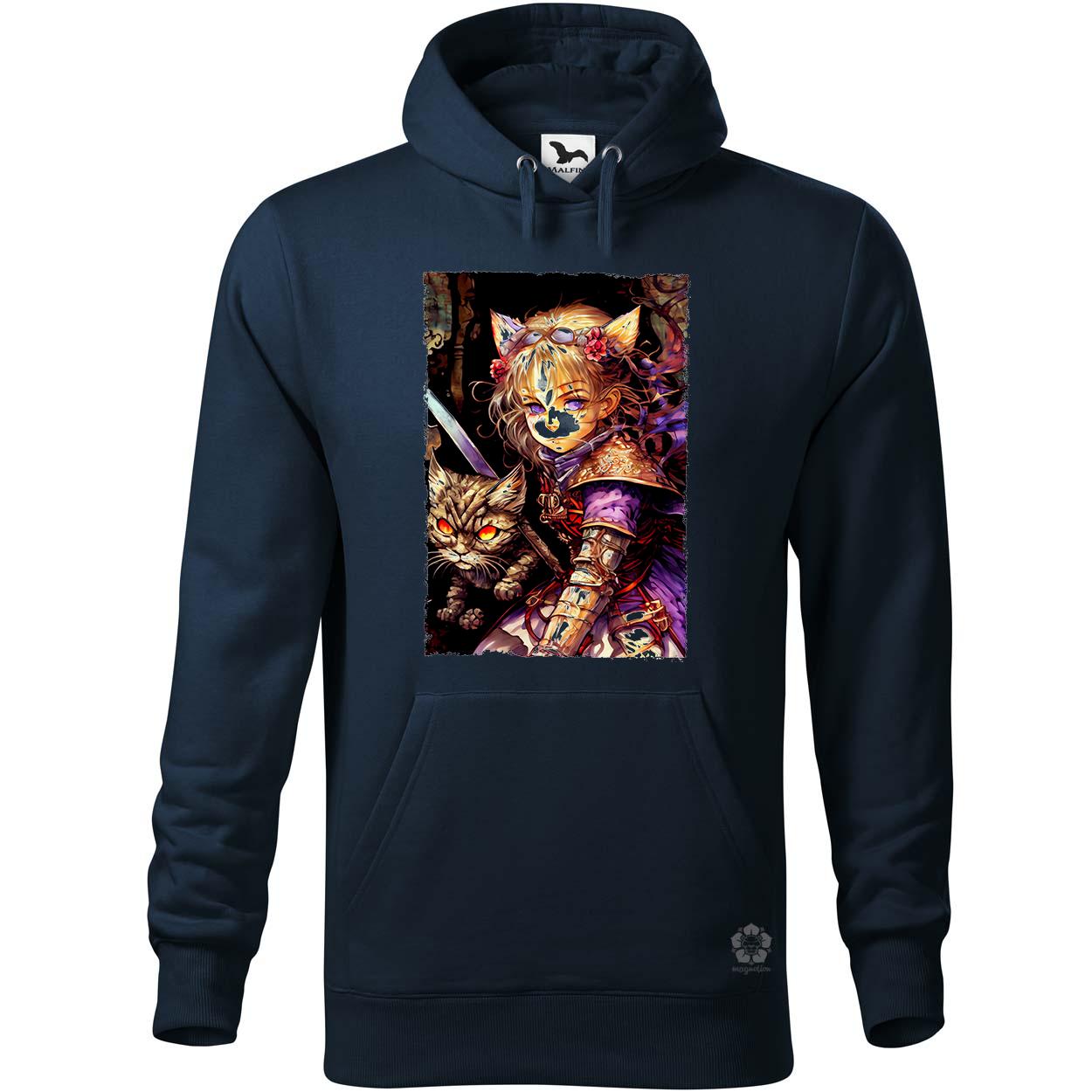 Mesevilág lány és cica avatar v1 egyedi  pulóver 