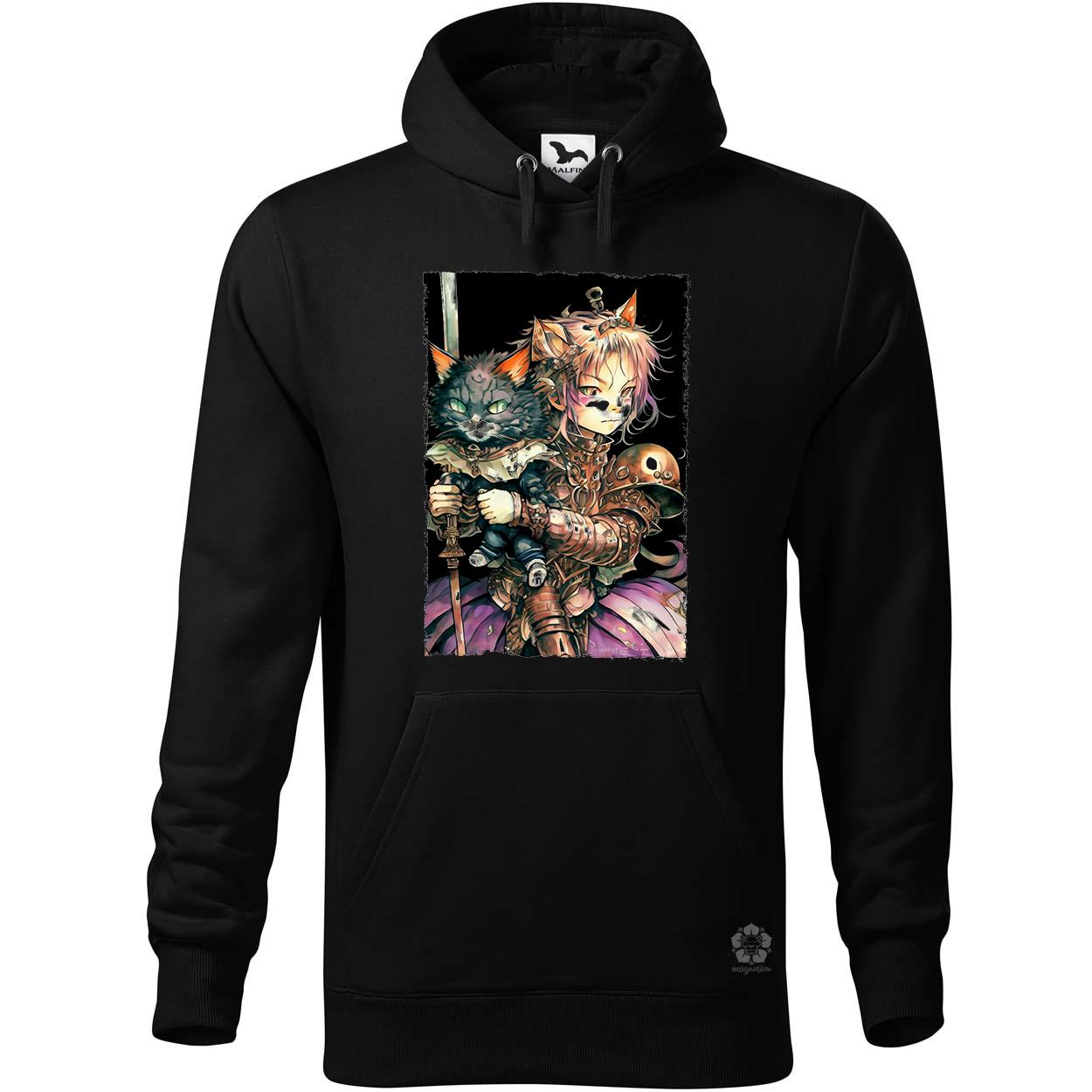 Mesevilág lány és cica avatar v2 egyedi  pulóver 