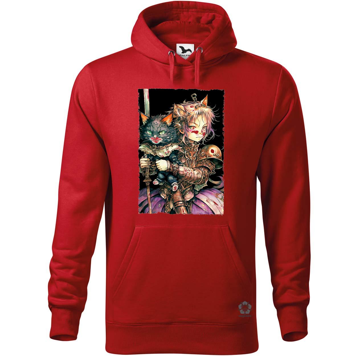 Mesevilág lány és cica avatar v2 egyedi  pulóver 