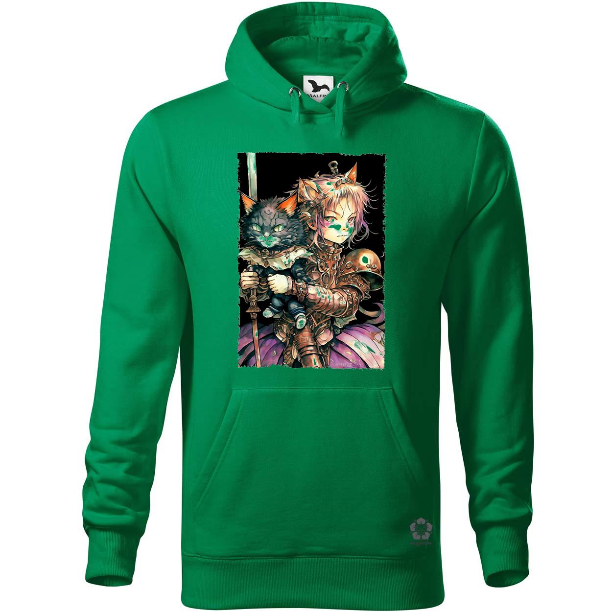 Mesevilág lány és cica avatar v2 egyedi  pulóver 