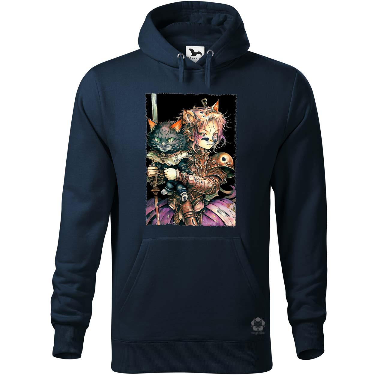 Mesevilág lány és cica avatar v2 egyedi  pulóver 