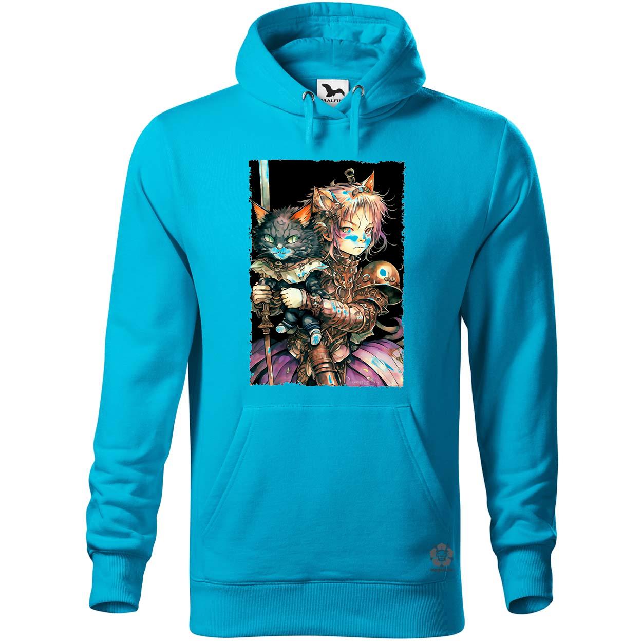 Mesevilág lány és cica avatar v2 egyedi  pulóver 