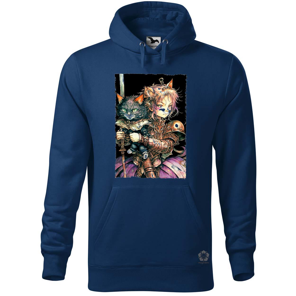 Mesevilág lány és cica avatar v2 egyedi  pulóver 