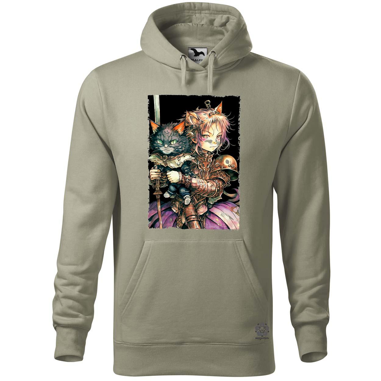 Mesevilág lány és cica avatar v2 egyedi  pulóver 