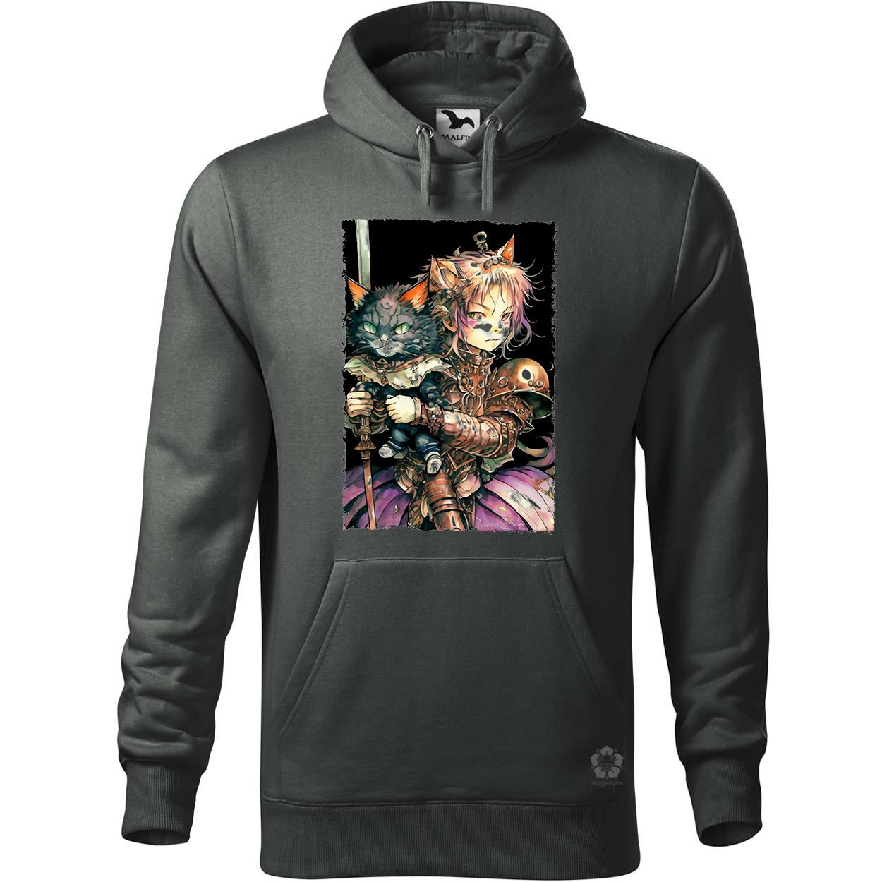 Mesevilág lány és cica avatar v2 egyedi  pulóver 