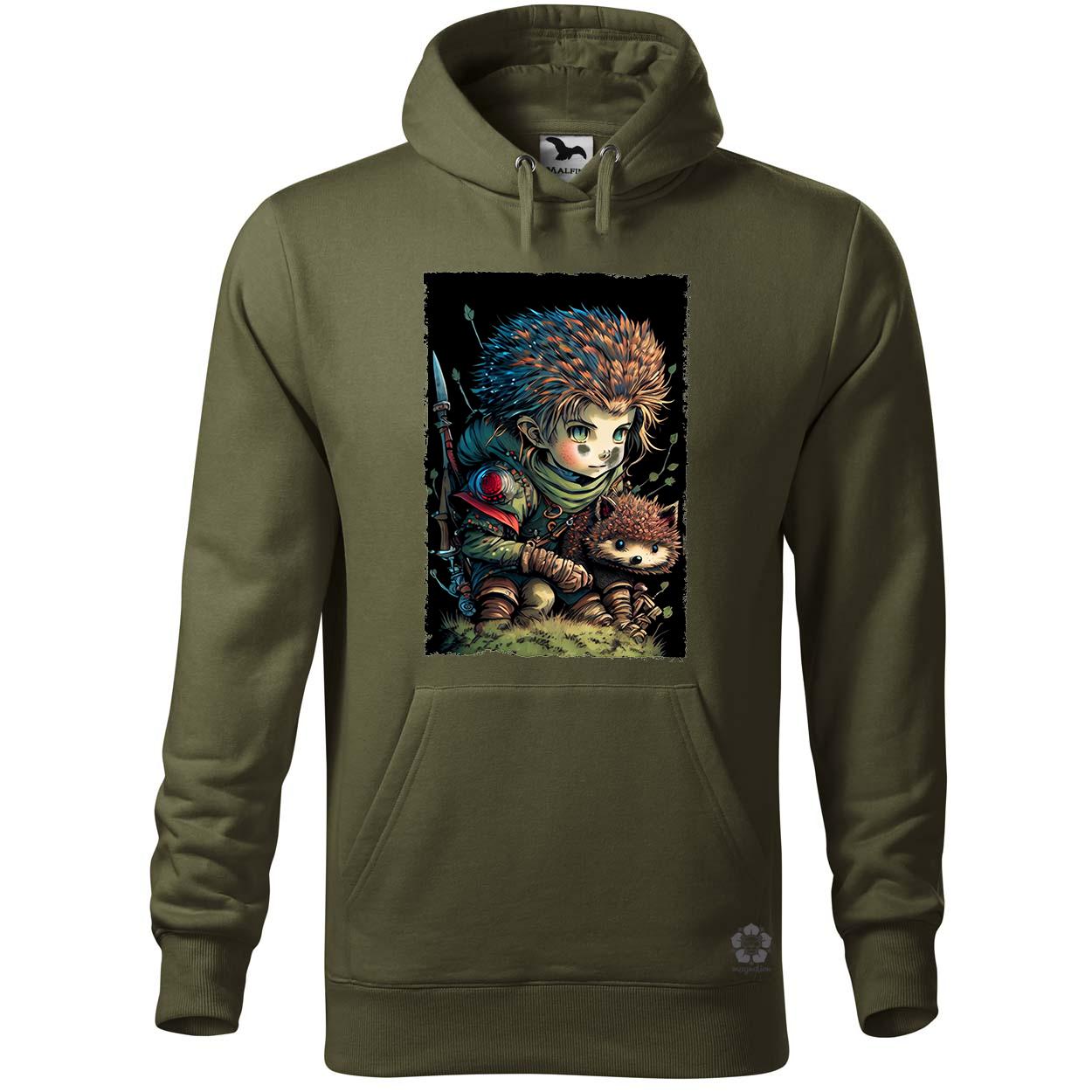 Mesevilág fiú és süni avatar v1 egyedi  pulóver 
