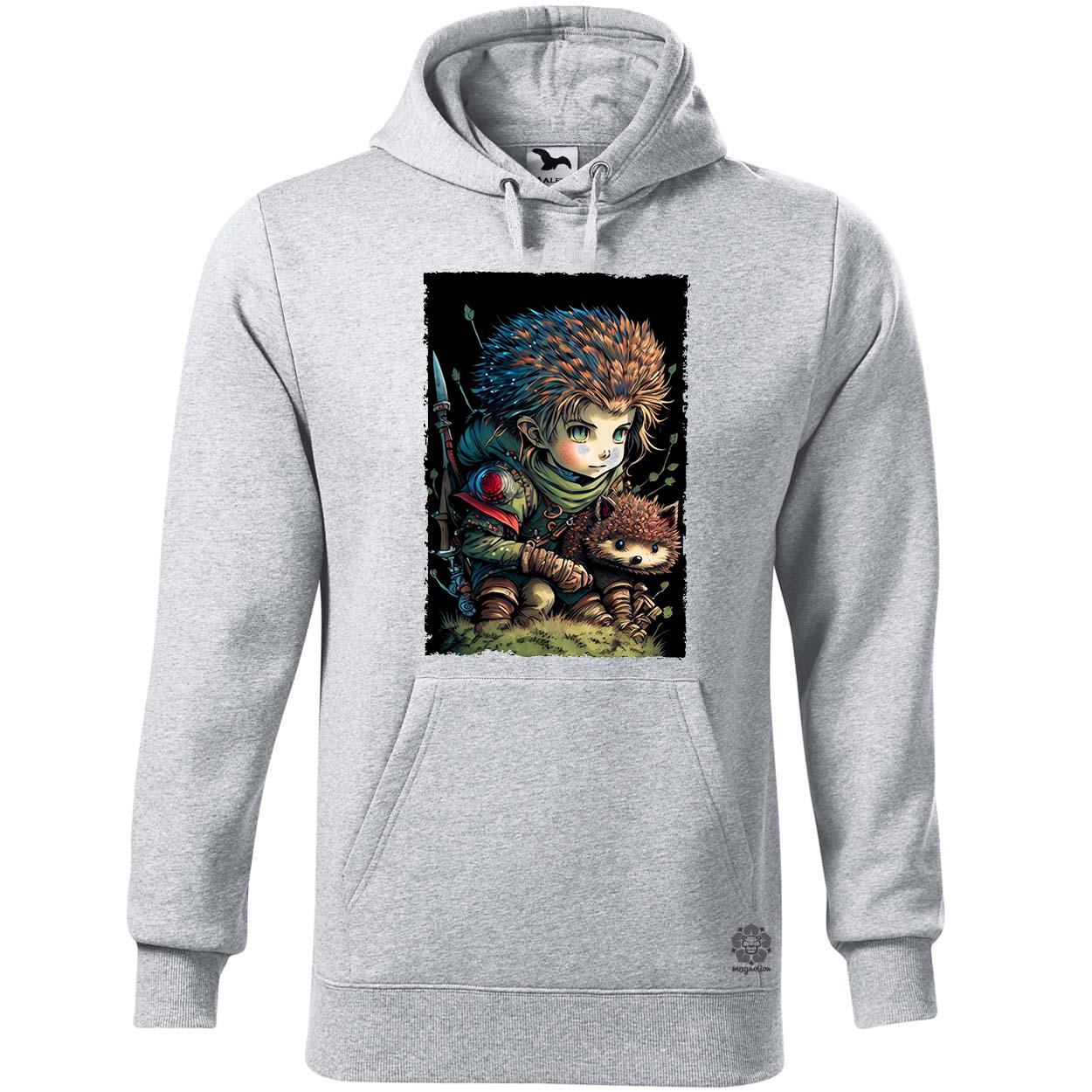 Mesevilág fiú és süni avatar v1 egyedi  pulóver 