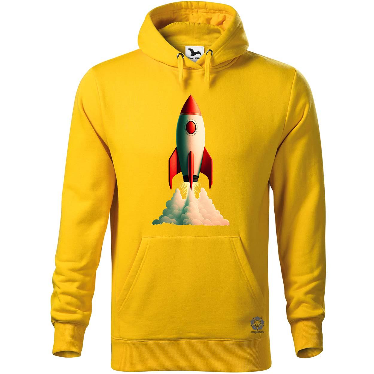 Minimalista vörös űrhajó v4 egyedi  pulóver 
