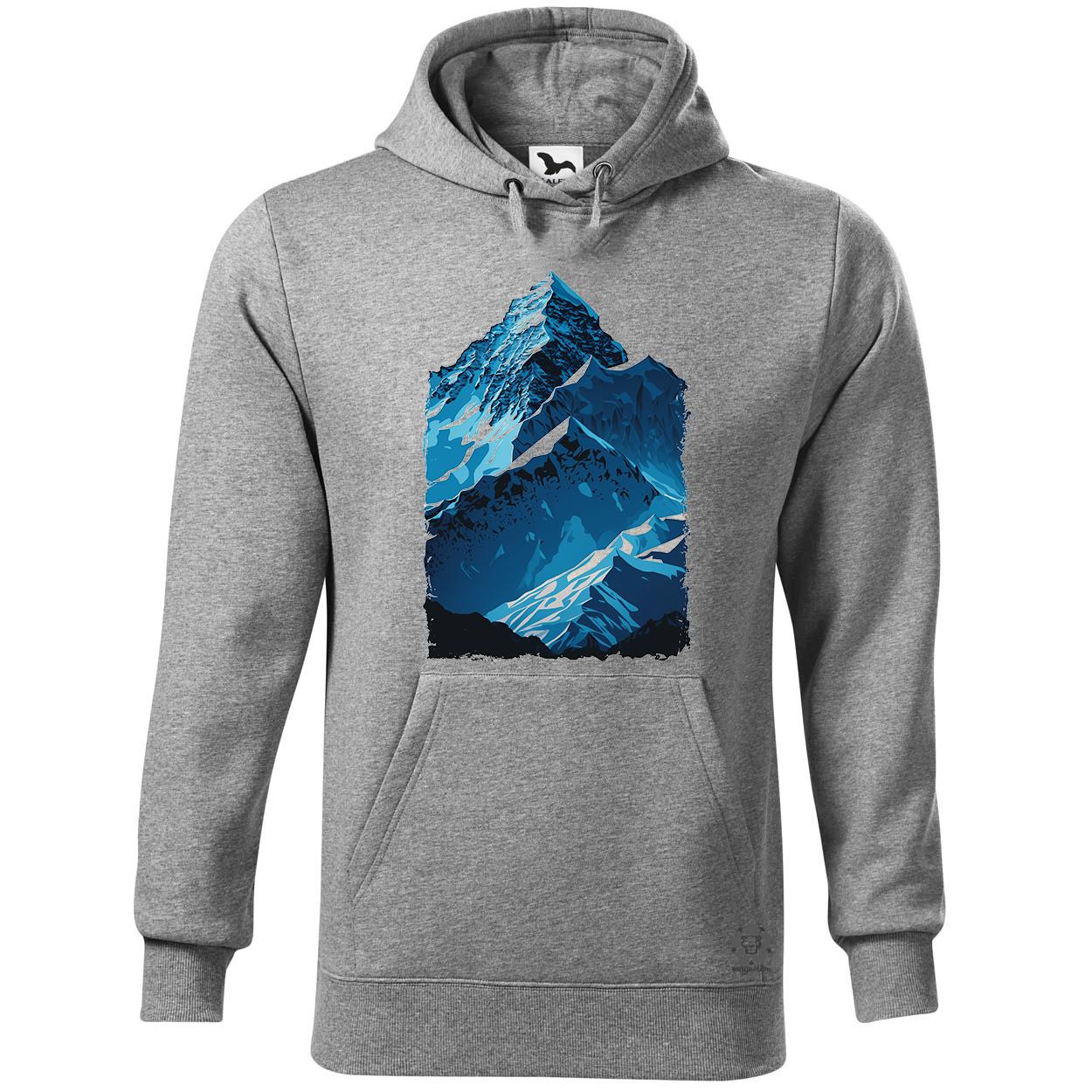 Mount Everest kékben v1 egyedi  pulóver 