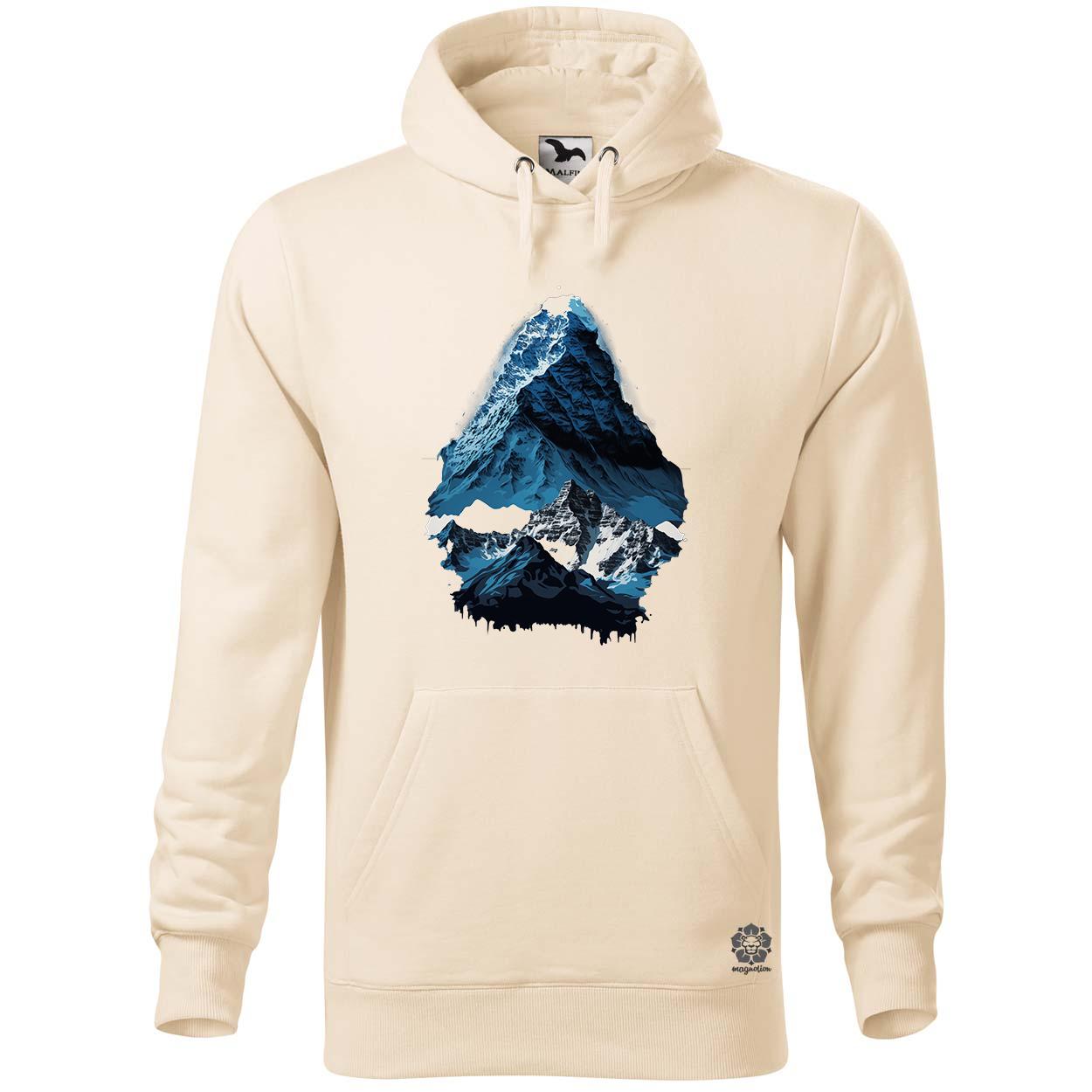 Mount Everest kékben v2 egyedi  pulóver 