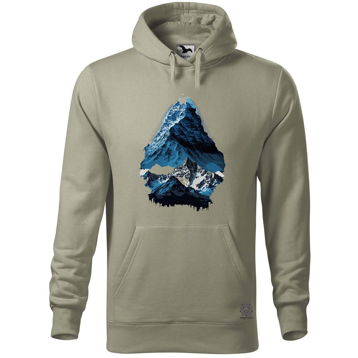 Mount Everest kékben v2 egyedi  pulóver 