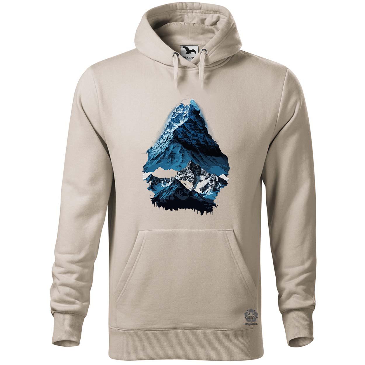 Mount Everest kékben v2 egyedi  pulóver 