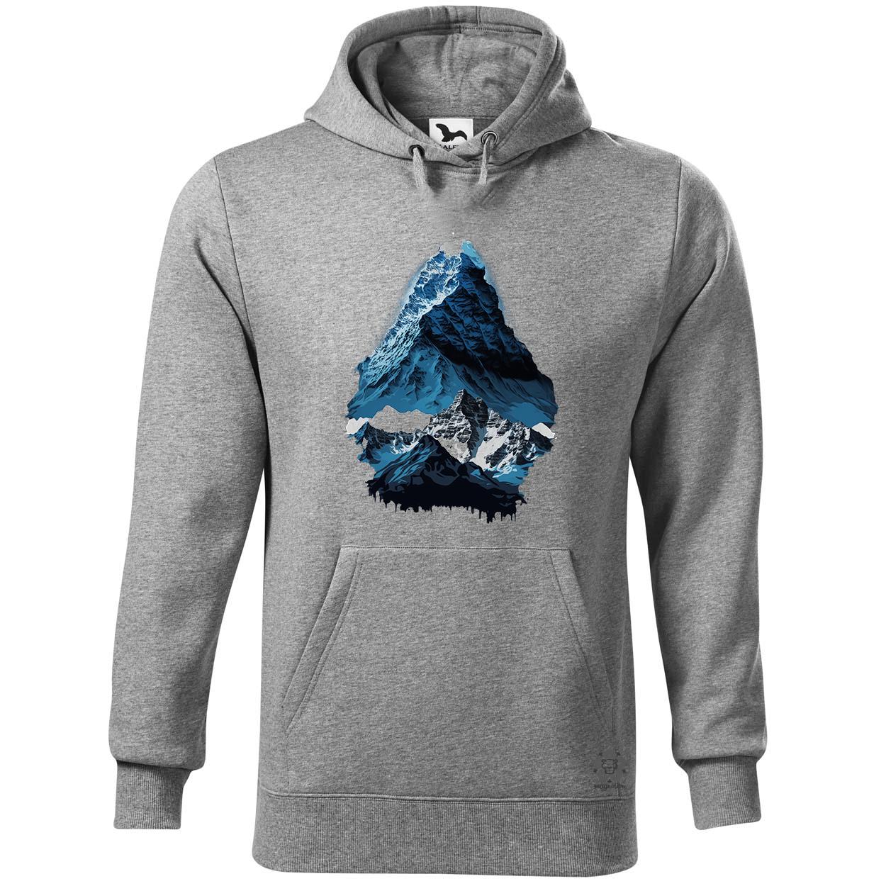 Mount Everest kékben v2 egyedi  pulóver 