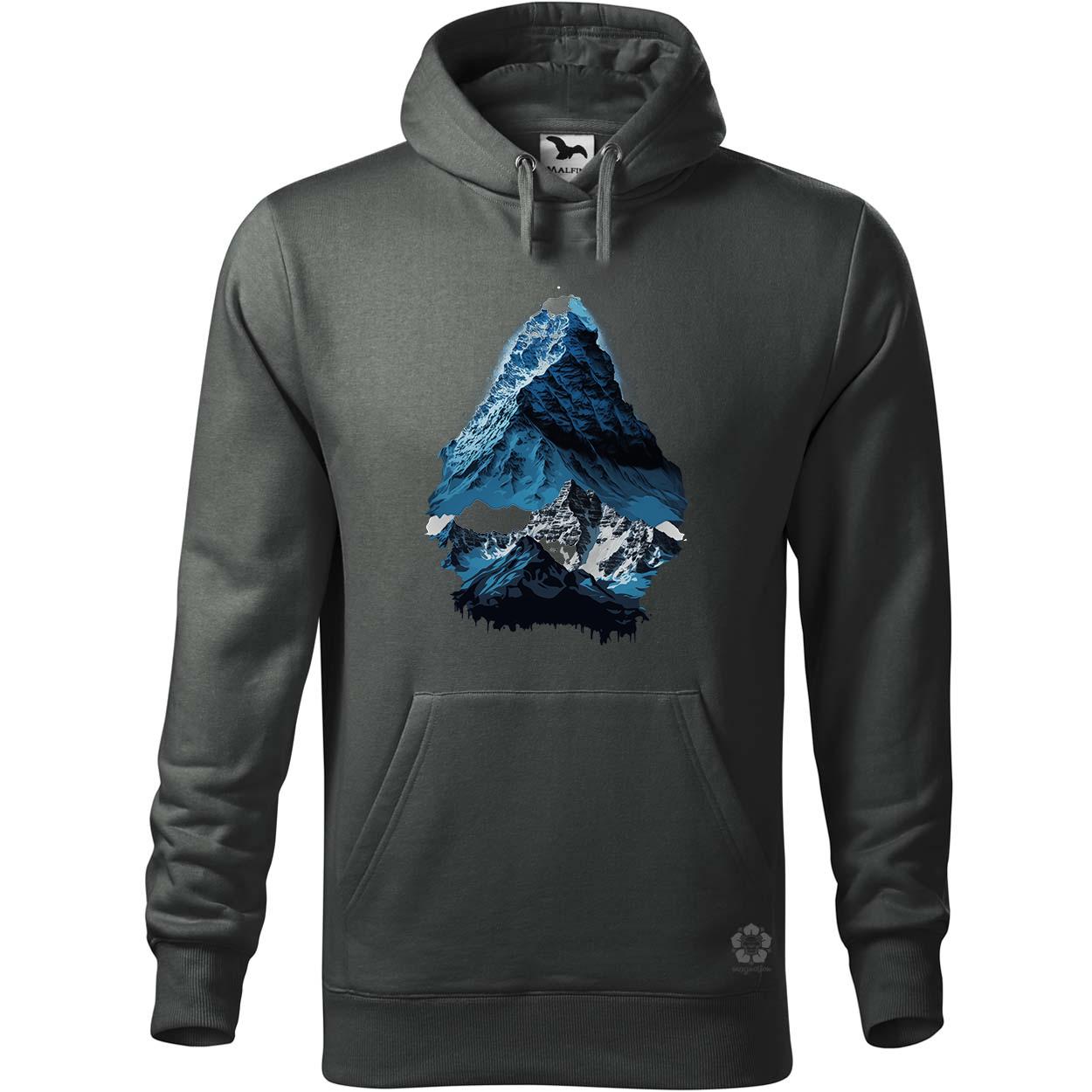 Mount Everest kékben v2 egyedi  pulóver 