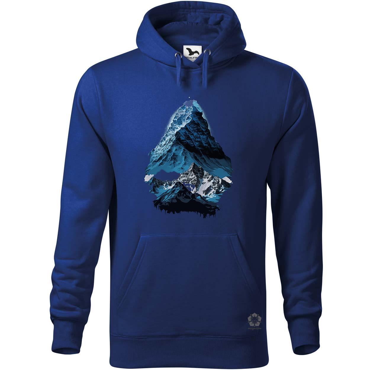 Mount Everest kékben v2 egyedi  pulóver 