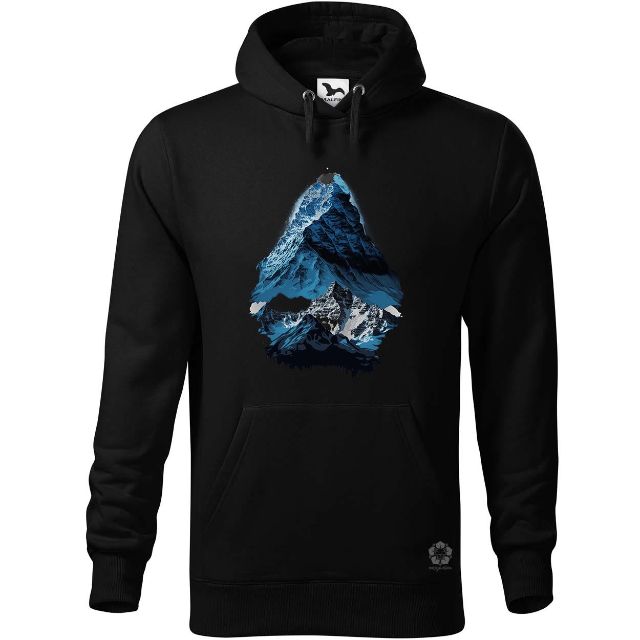 Mount Everest kékben v2 egyedi  pulóver 