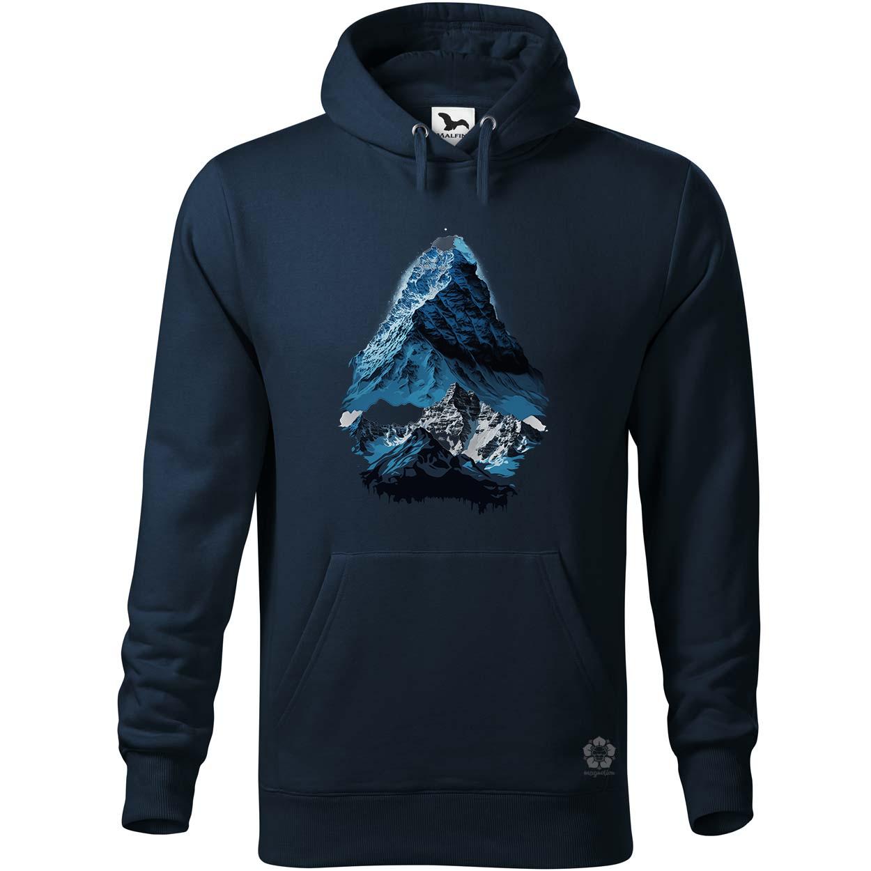 Mount Everest kékben v2 egyedi  pulóver 